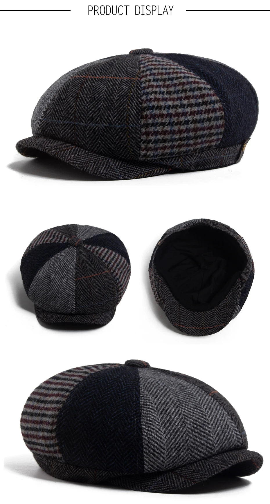 Vintage Newsboy Cap