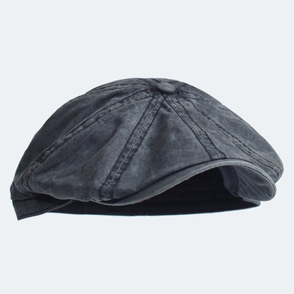 Vintage Cotton Newsboy Cap