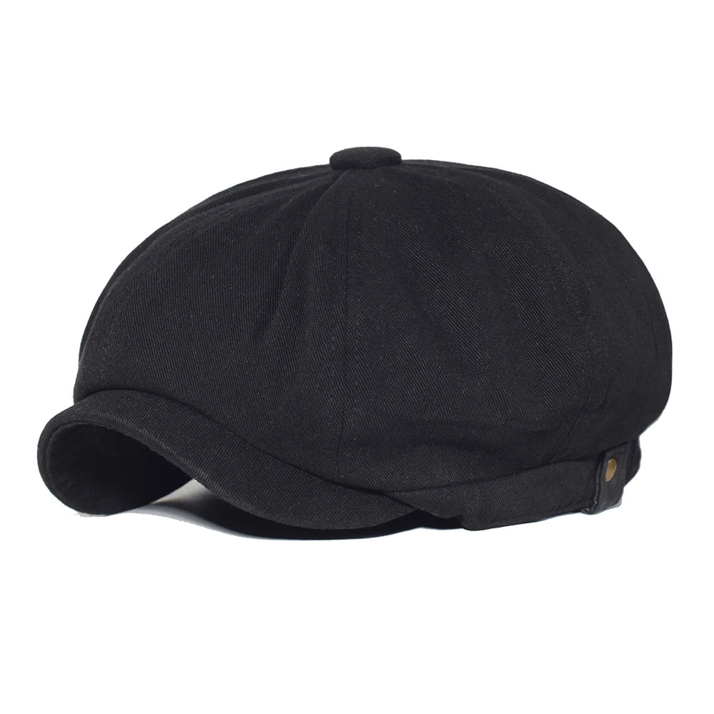 Cotton Newsboy Cap