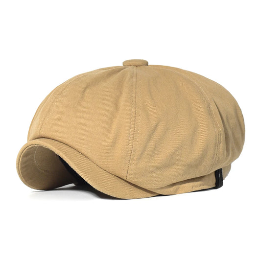 Cotton Newsboy Cap