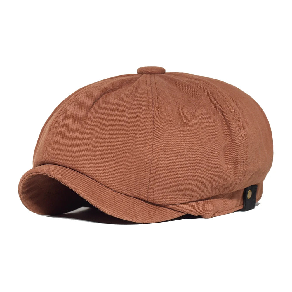 Cotton Newsboy Cap