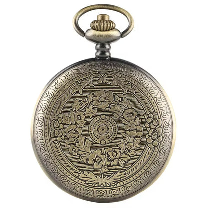 Vintage Pocket Watch with Chain For Men