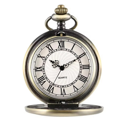 Vintage Pocket Watch with Chain For Men