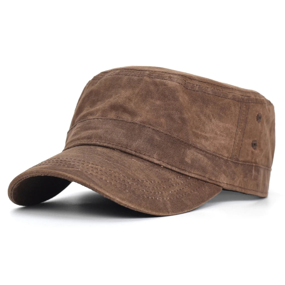 Canvas Military Caps