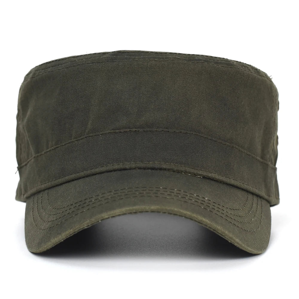 Canvas Military Caps
