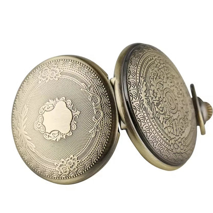 Vintage Pocket Watch with Chain For Men