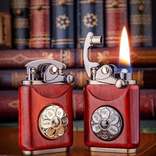 Rosewood Wooden Cigarette Lighter Men's Gift