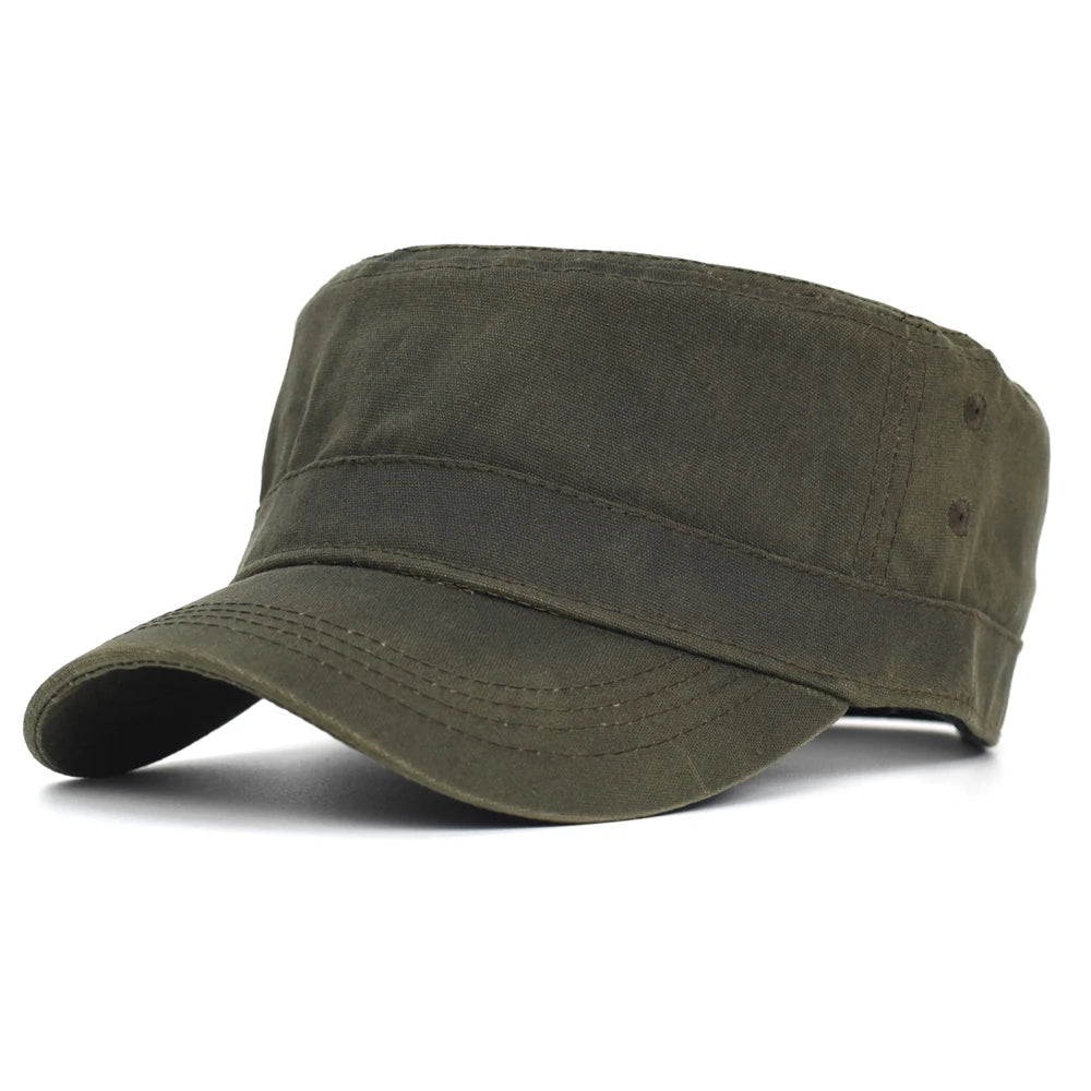 Canvas Military Caps