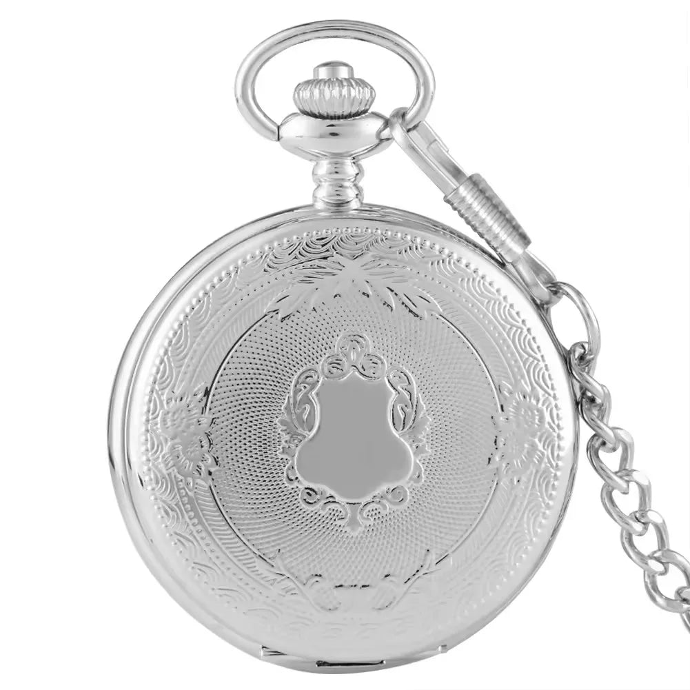 Vintage Pocket Watch with Chain For Men