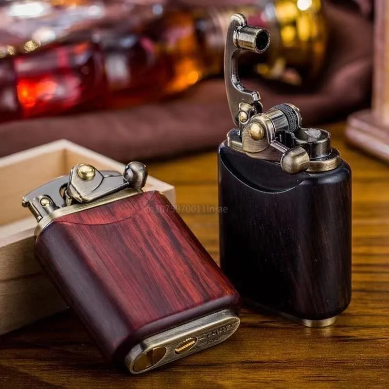 Rosewood Wooden Cigarette Lighter Men's Gift