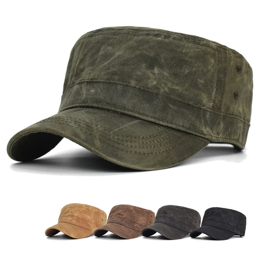 Canvas Military Caps