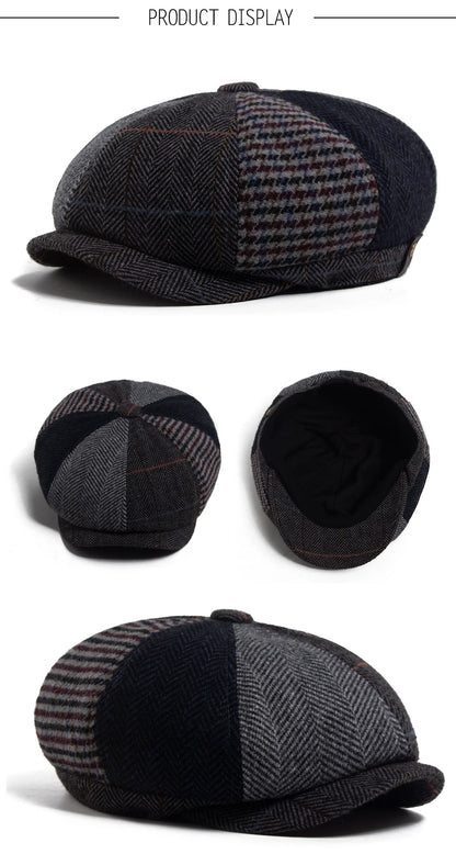 Vintage Newsboy Cap